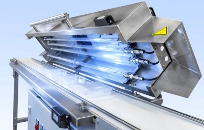 Băng tải khử trùng UV-C Dinies